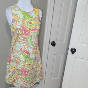 JB by Julie Brown Vibrant Paisley Sleeveless Dress